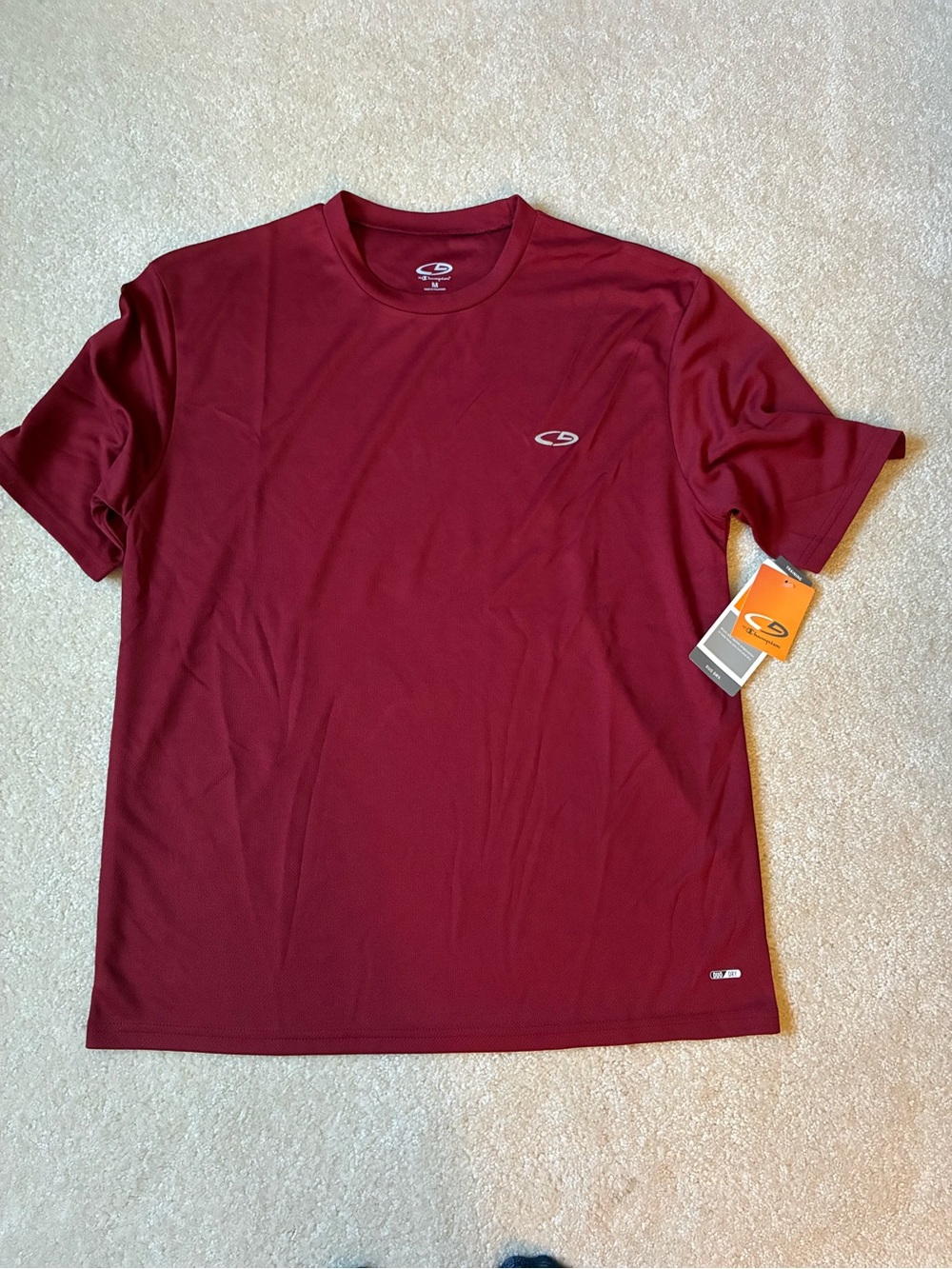 Champion Short Sleeve Performance Tee - Deep Red